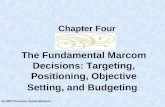 1  2007 Thomson South-Western The Fundamental Marcom Decisions: Targeting, Positioning, Objective Setting, and Budgeting Chapter Four.