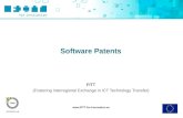 Www.FITT-for-Innovation.eu Software Patents FITT (Fostering Interregional Exchange in ICT Technology Transfer)
