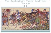 The Canterbury Tales—Geoffrye Chaucer. Chaucer’s Canterbury Tales A. Introduction to Medieval Period 1. the medieval mind—”post apocalyptic” 2. bad times.