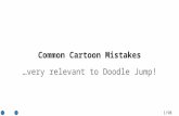 0/98 Common Cartoon Mistakes …very relevant to Doodle Jump!