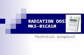 RADIATION DOSIMETER MKS-01СА1М Technical proposal.
