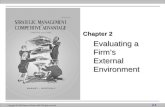 Evaluating a Firm’s External Environment 2-1 Copyright © 2008 Pearson Prentice Hall. All rights reserved Chapter 2.
