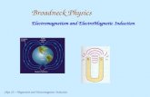 Chpt 25 – Magnetism and Electromagnetic Induction Broadneck Physics Electromagnetism and ElectroMagnetic Induction.