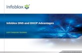 © 2007 Infoblox Inc. All Rights Reserved. Infoblox DNS and DHCP Advantages LEX Computer Systems.