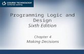 Programming Logic and Design Sixth Edition Chapter 4 Making Decisions.