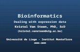 Bioinformatics Dealing with expression data Kristel Van Steen, PhD, ScD (kristel.vansteen@ulg.ac.be) Université de Liege - Institut Montefiore 2008-2009.