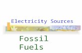 Electricity Sources Fossil Fuels Fossil Fuels From Deep Within.