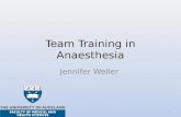 Team Training in Anaesthesia Jennifer Weller 1. Acknowledgements Dr Jane Torrie Dr Rob Frengley Prof Brian Jolly Prof Alan Merry Dr Brian Robinson Dr.