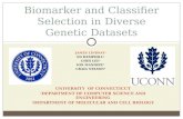 Biomarker and Classifier Selection in Diverse Genetic Datasets J AMES L INDSAY 1 E D H EMPHILL 2 C HIH L EE 1 I ON M ANDOIU 1 C RAIG N ELSON 2 U NIVERSITY.