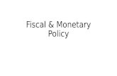 Fiscal & Monetary Policy. The US Government spent $3.70 Trillion dollars in 2012. That’s approximately $12,000 per person! Put another way, government.