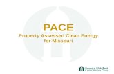 PACE Property Assessed Clean Energy for Missouri.