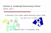 Charles A. Lindbergh Elementary School 2010-2011 Kenmore-Town of Tonawanda UFSD A Business First Math Award Winning School 2010 Top 10% in all of WNY.
