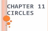 C HAPTER 11 C IRCLES. S ECTION 11 – 1 T ANGENT L INES Objectives: To use the relationship between a radius and a tangent To use the relationship between.