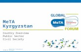 Medicines Transparency Alliance18/09/2015 1 MeTA Kyrgyzstan Country Overview Public Sector Civil Society.