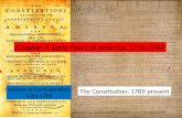 Chapter 9: Early Years of America: 1776-1789 Articles of Confederation 1781-1789 The Constitution: 1789-present.