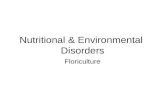 Nutritional & Environmental Disorders Floriculture.