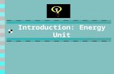 Introduction: Energy Unit. Energy Unit TEKS Objectives: TEK: Describe and compare renewable and non-renewable energy sources. Big Idea: Learn about and.