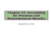 Chapter 21: Accounting for Pensions and Postretirement Benefits 上海金融学院会计学院.