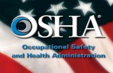 OSHA UPDATE Teresa A. Harrison Deputy Regional Administrator.