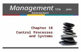 Management 11e John Schermerhorn Chapter 18 Control Processes and Systems.