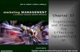 Organizing and Planning for Effective Implementation Chapter 17 McGraw-Hill/Irwin Copyright © 2010 by The McGraw-Hill Companies, Inc. All rights reserved.