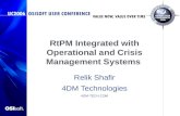 RtPM Integrated with Operational and Crisis Management Systems Relik Shafir 4DM Technologies 4DM-TECH.COM.