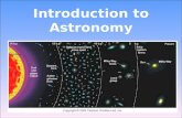 Introduction to Astronomy. What is astronomy? Astronomy is the science that studies the universe. It includes the observation and interpretation of planets,