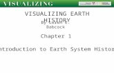 VISUALIZING EARTH HISTORY By Loren E. Babcock Chapter 1 Introduction to Earth System History.