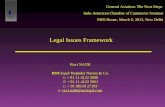 Legal Issues Framework Ravi NATH RNClegal/ Rajinder Narain & Co. t: + 91 11 4122 5000 t: + 91 11 4122 5000 f: + 91 11 4122 5001 f: + 91 11 4122 5001 c: