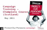 May 2011 Campaign Training – Champions Course (Scotland)