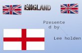 Lee holden Presented by England Details Area:129,720 sq km 50,085 sq miles Population:49,561,800 (2002) Climat e: Temperate; moderated by prevailing.