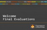 Title of presentation umanitoba.ca Welcome Final Evaluations.