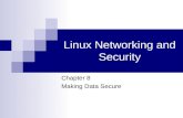 Linux Networking and Security Chapter 8 Making Data Secure.