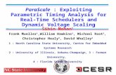 ParaScale : Exploiting Parametric Timing Analysis for Real-Time Schedulers and Dynamic Voltage Scaling Sibin Mohan 1 Frank Mueller 1,William Hawkins 2,