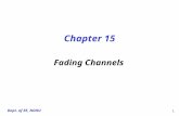 Dept. of EE, NDHU 1 Chapter 15 Fading Channels. Dept. of EE, NDHU 2 Digital Communication Systems.