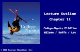 Lecture Outline Chapter 11 College Physics, 7 th Edition Wilson / Buffa / Lou © 2010 Pearson Education, Inc.