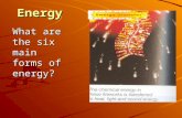 Energy What are the six main forms of energy?. What are fuels? Fuel is a substance which can be used as a source of energy. Fuels store chemical energy.