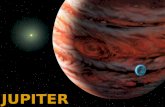 JUPITER. Location: Fifth planet from the sun Distance from sun: 778,500,000km Type: Gas giant Orbital Radius: 5.20AU Rotational Period: 0.41 days Introduction.