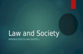 Law and Society INTRODUCTION TO LAW-CHAPTER 1. What is Law? Historical Origins  Civil Law  Constitutions  Codes  Common Law  Precedent  Stare decisis.