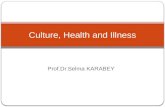 Prof.Dr.Selma KARABEY Culture, Health and Illness.