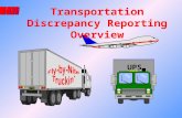 UPS Transportation Discrepancy Reporting Overview.