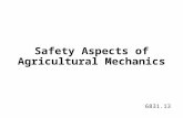 Safety Aspects of Agricultural Mechanics 6831.13.