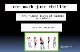 Not much just chillin’  the hidden lives of middle schoolers  by Linda Perlstein Andrew Hosfeld EDCI 597.