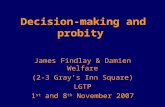 Decision-making and probity James Findlay & Damien Welfare (2-3 Gray’s Inn Square) LGTP 1 st and 8 th November 2007.