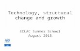 Technology, structural change and growth ECLAC Summer School August 2013.