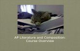 AP Literature and Composition: Course Overview AP Literature and Composition: Course Overview.