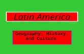 Latin America Geography, History, and Culture. The Physical Geography of Mexico and Central America  Stretches 2,500 miles from the US border to South.