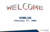 ROMLUG February 17, 2005. Agenda Manifesto Progress Product Roadmap GSC Training Vertical Features/News Product Feature Technology Decommission Announcements.