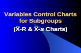 Variables Control Charts for Subgroups (X-R & X- s Charts)