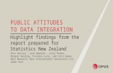 Anna Davison, Jean Beetham, Jared Thomas, Abigail Harding, Vivienne Ivory, and Chris Bowie PUBLIC ATTITUDES TO DATA INTEGRATION Highlight findings from.